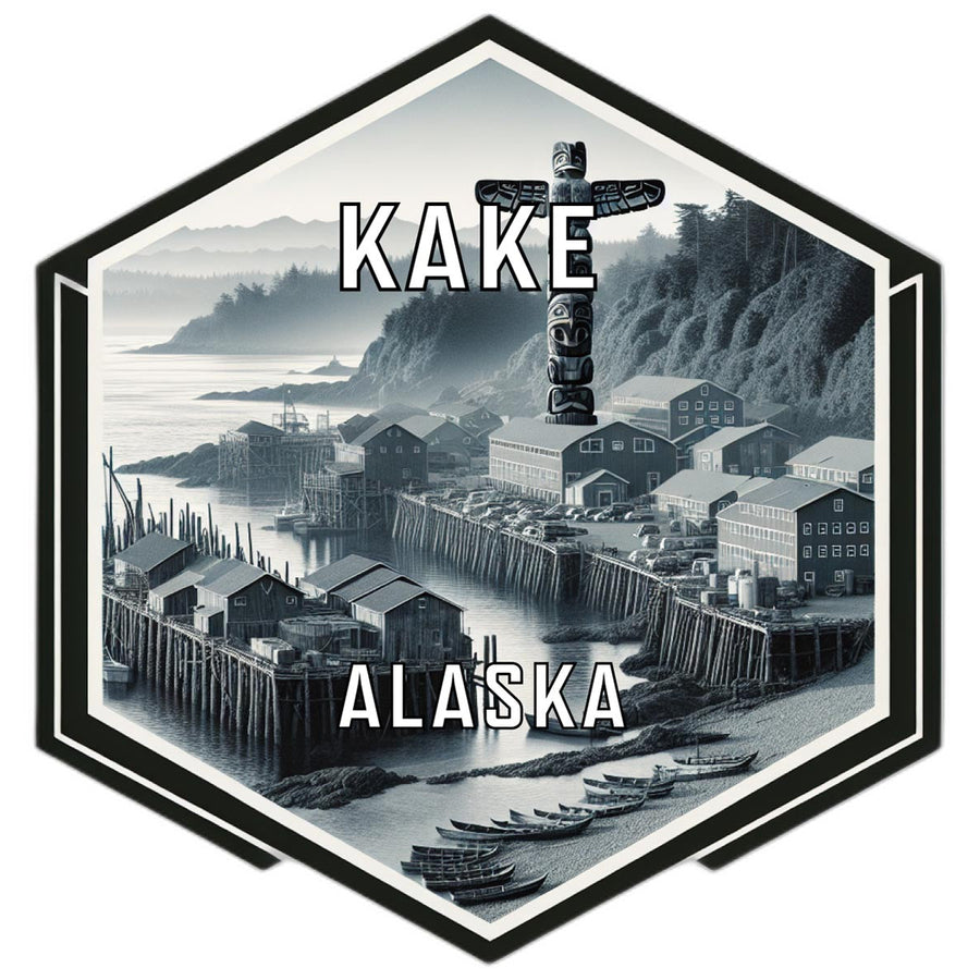 Kake Alaska Travel Destination Souvenir Vinyl Decal Sticker Image 1