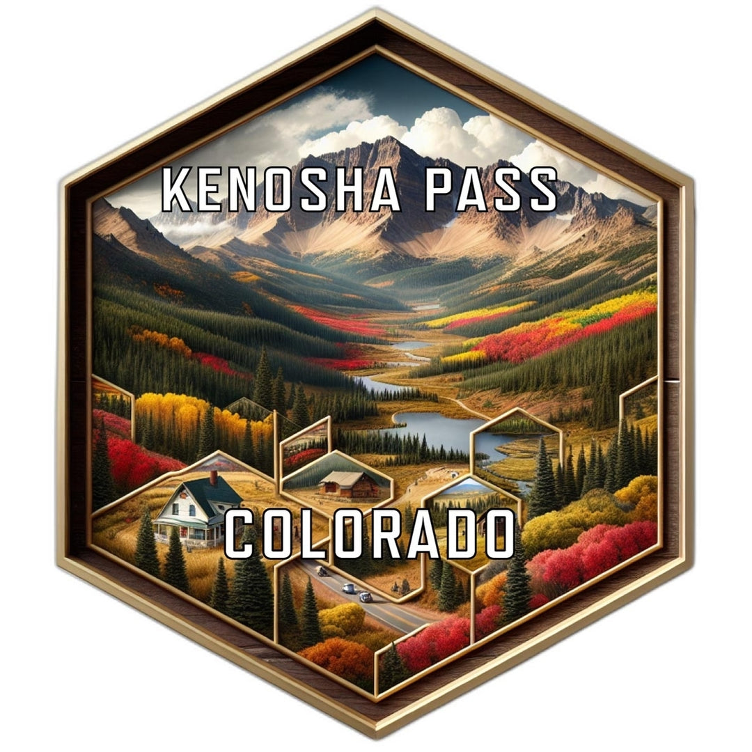 Kenosha Pass Colorado Travel Destination Souvenir Vinyl Decal Sticker Image 1