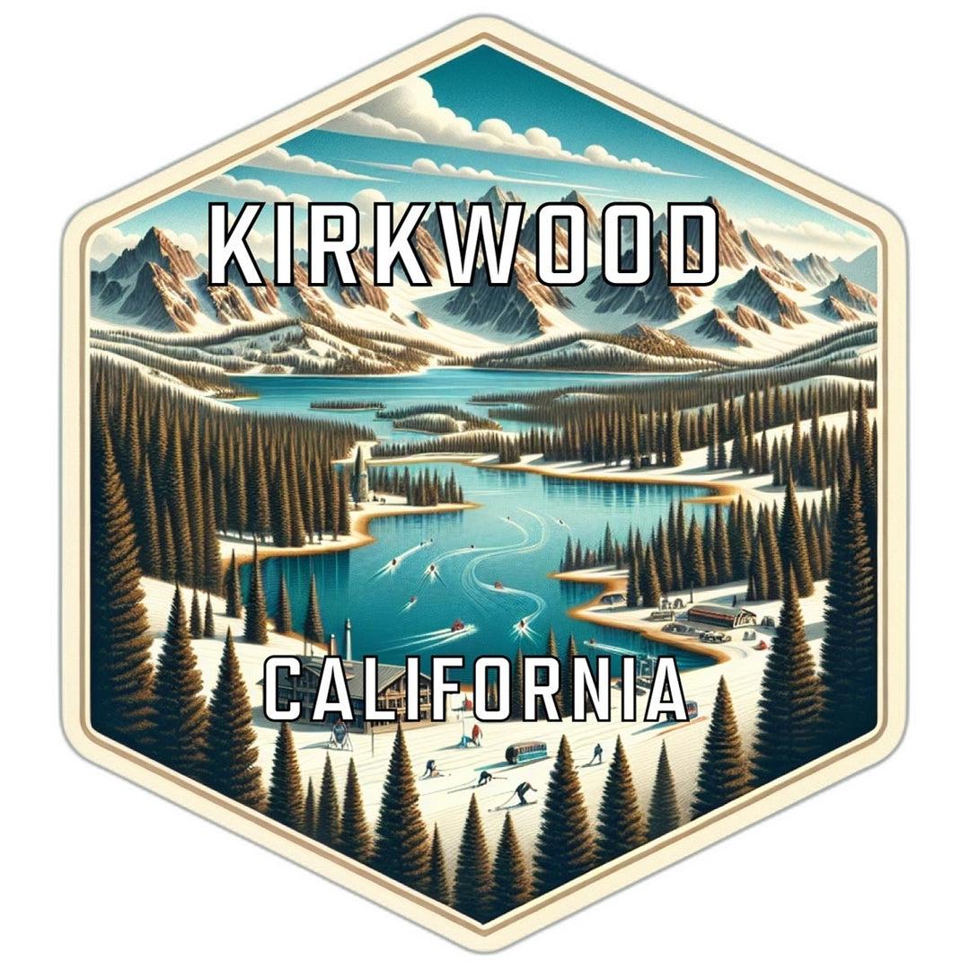 Kirkwood California Travel Destination Souvenir Vinyl Decal Sticker Image 1