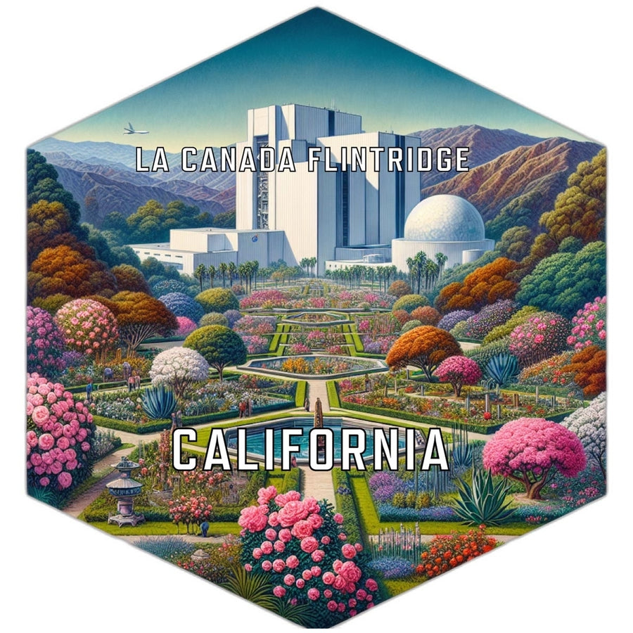 La Canada Flintridge California Travel Destination Souvenir Vinyl Decal Sticker Image 1