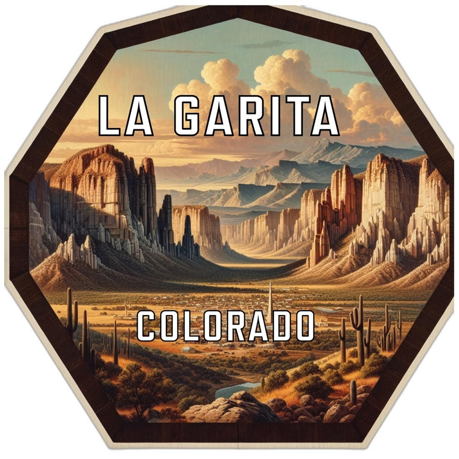 La Garita Colorado Travel Destination Souvenir Vinyl Decal Sticker Image 1