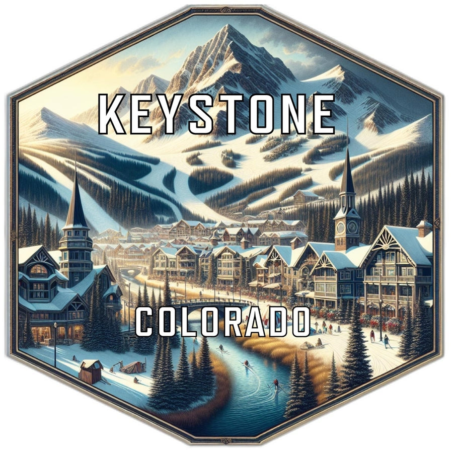 Keystone Colorado Travel Destination Souvenir Vinyl Decal Sticker Image 1