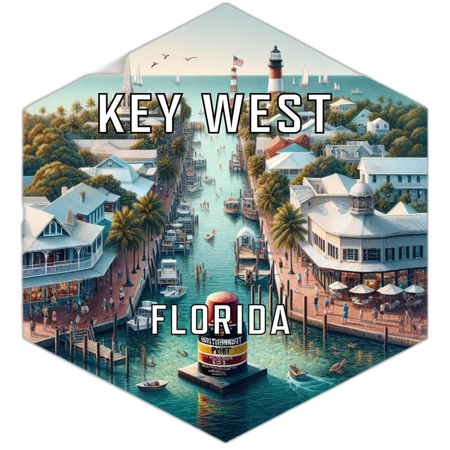 Key West Florida Travel Destination Souvenir Vinyl Decal Sticker Image 1