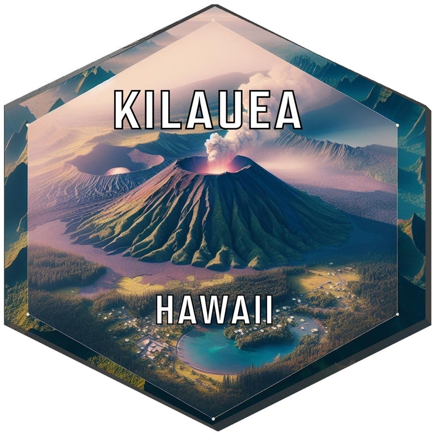 Kilauea Hawaii Travel Destination Souvenir Vinyl Decal Sticker Image 1