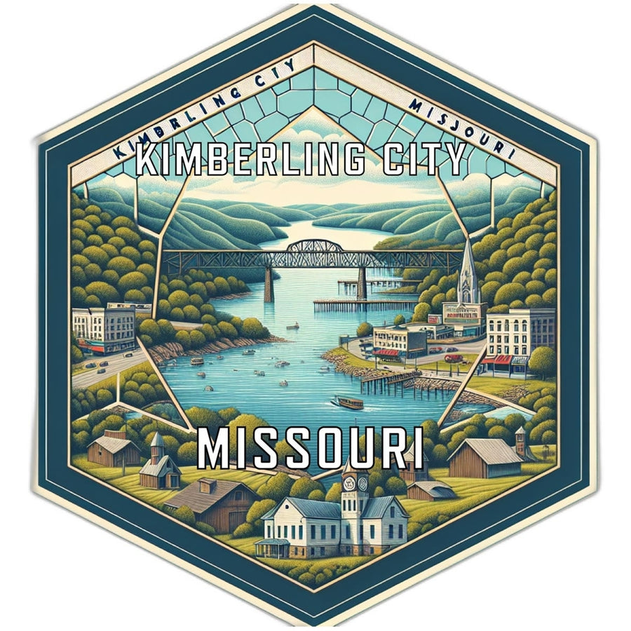 Kimberling City Missouri Travel Destination Souvenir Vinyl Decal Sticker Image 1