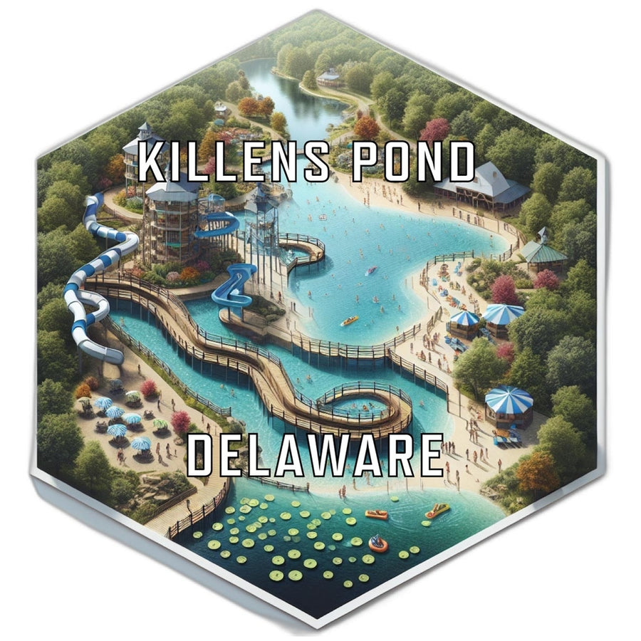 Killens Pond Delaware Travel Destination Souvenir Vinyl Decal Sticker Image 1