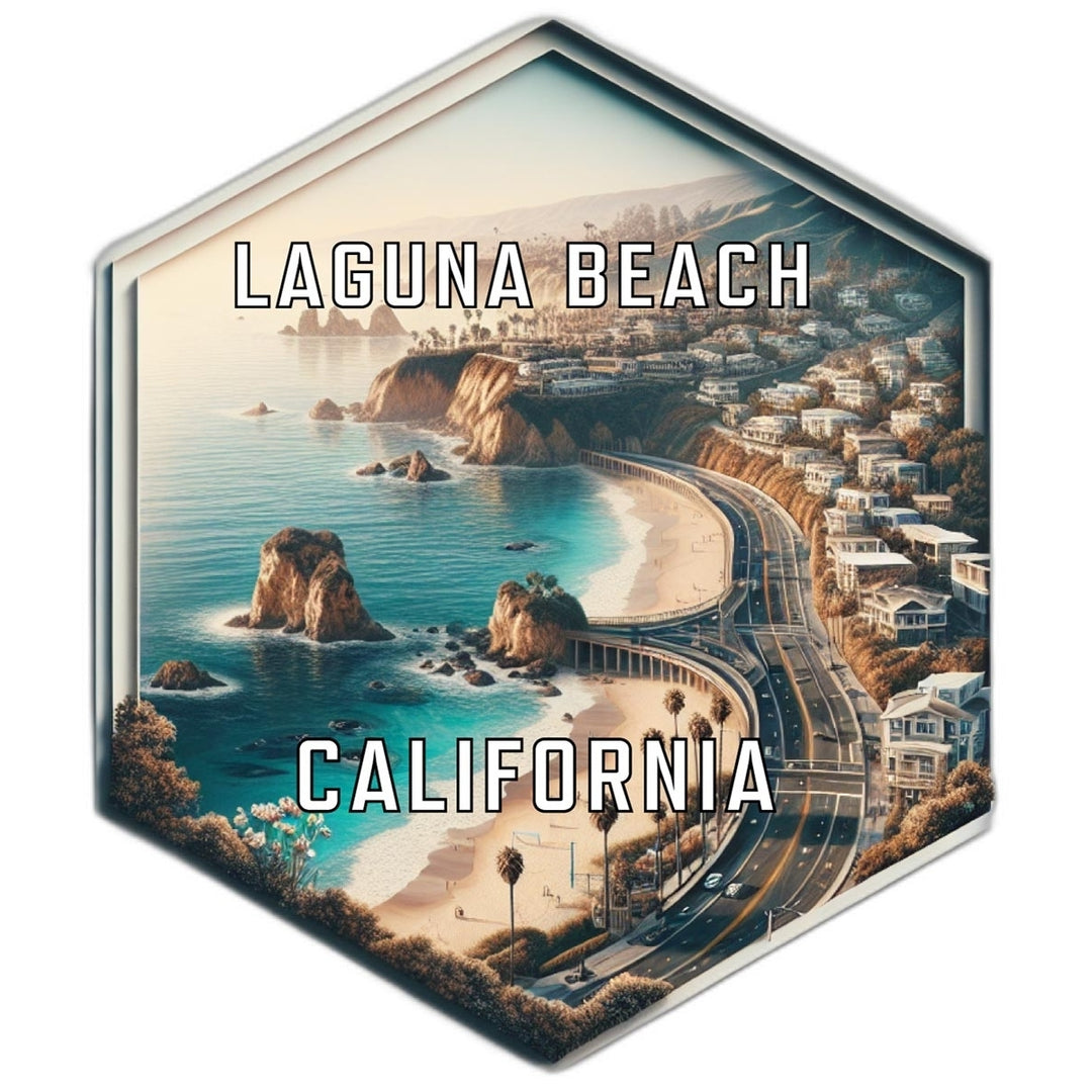 Laguna Beach California Travel Destination Souvenir Vinyl Decal Sticker Image 1