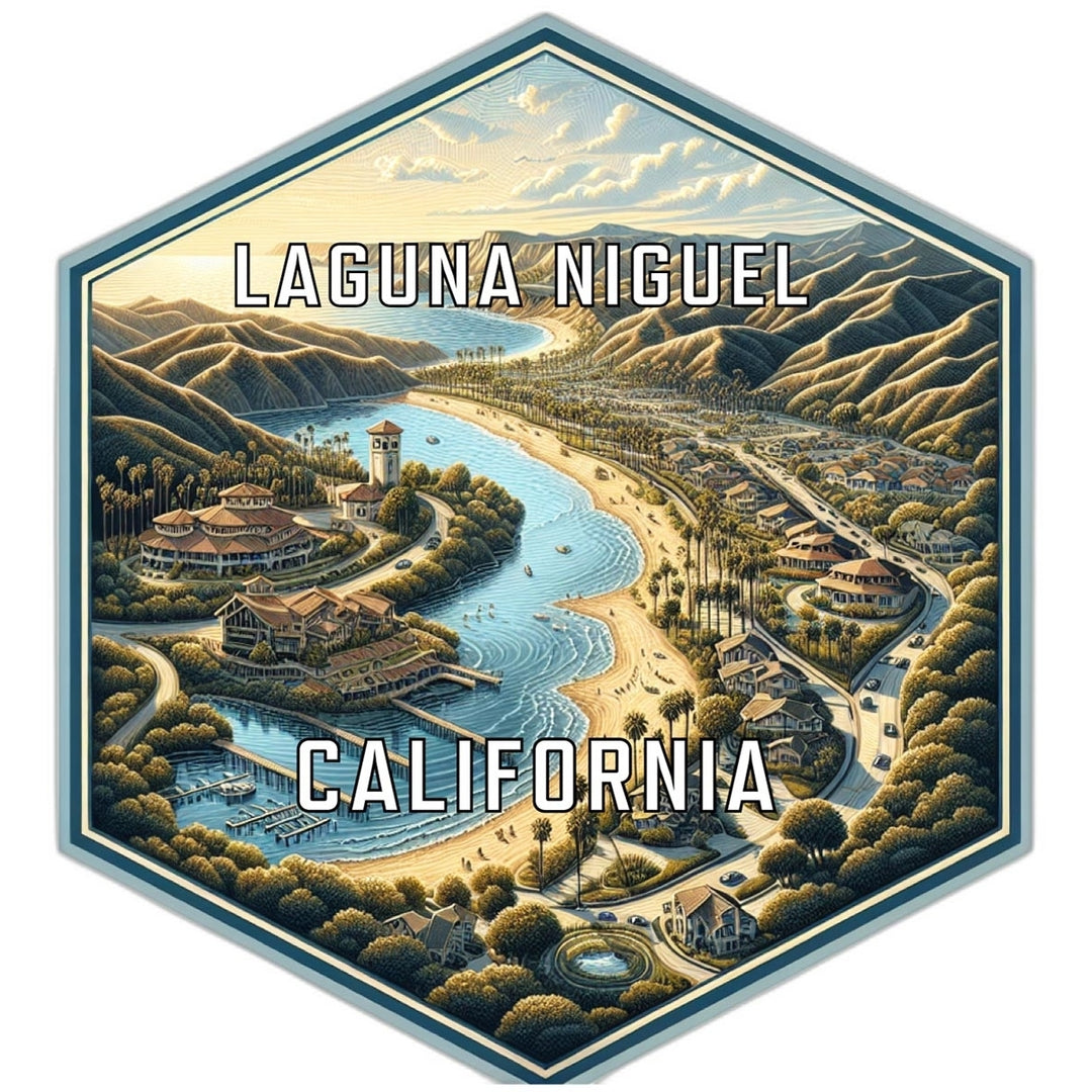 Laguna Niguel California Travel Destination Souvenir Vinyl Decal Sticker Image 1