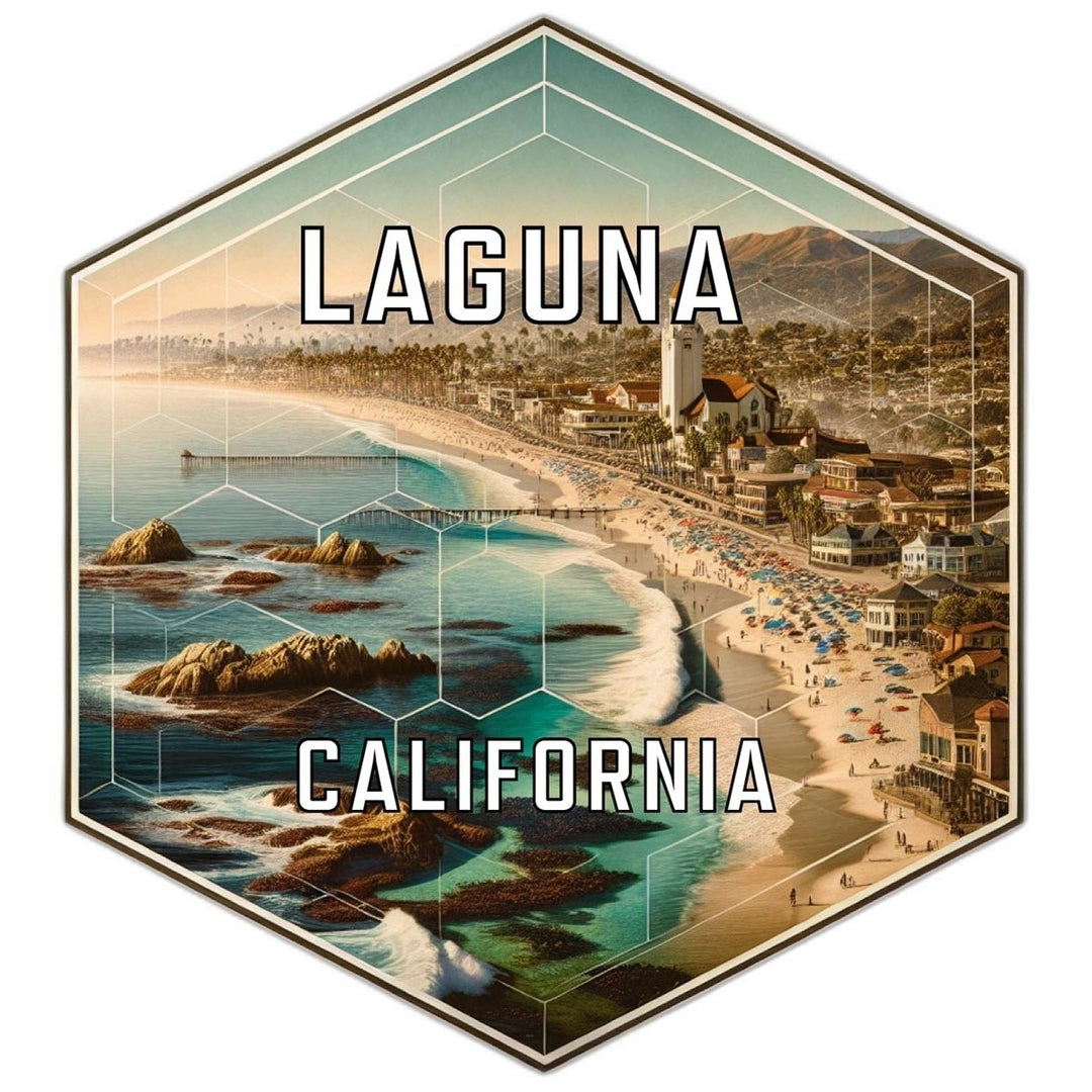 Laguna California Travel Destination Souvenir Vinyl Decal Sticker Image 1