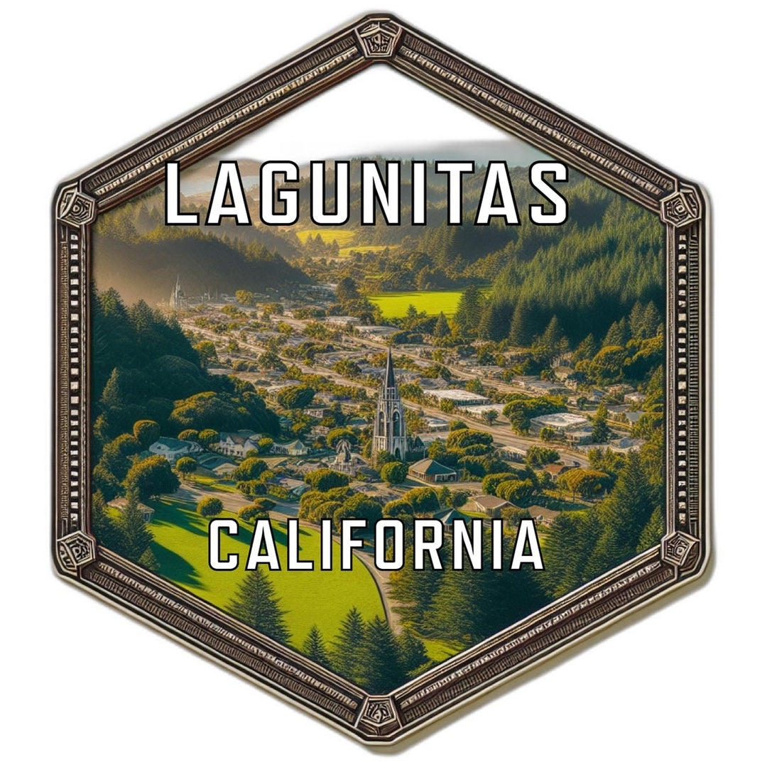 Lagunitas California Travel Destination Souvenir Vinyl Decal Sticker Image 1