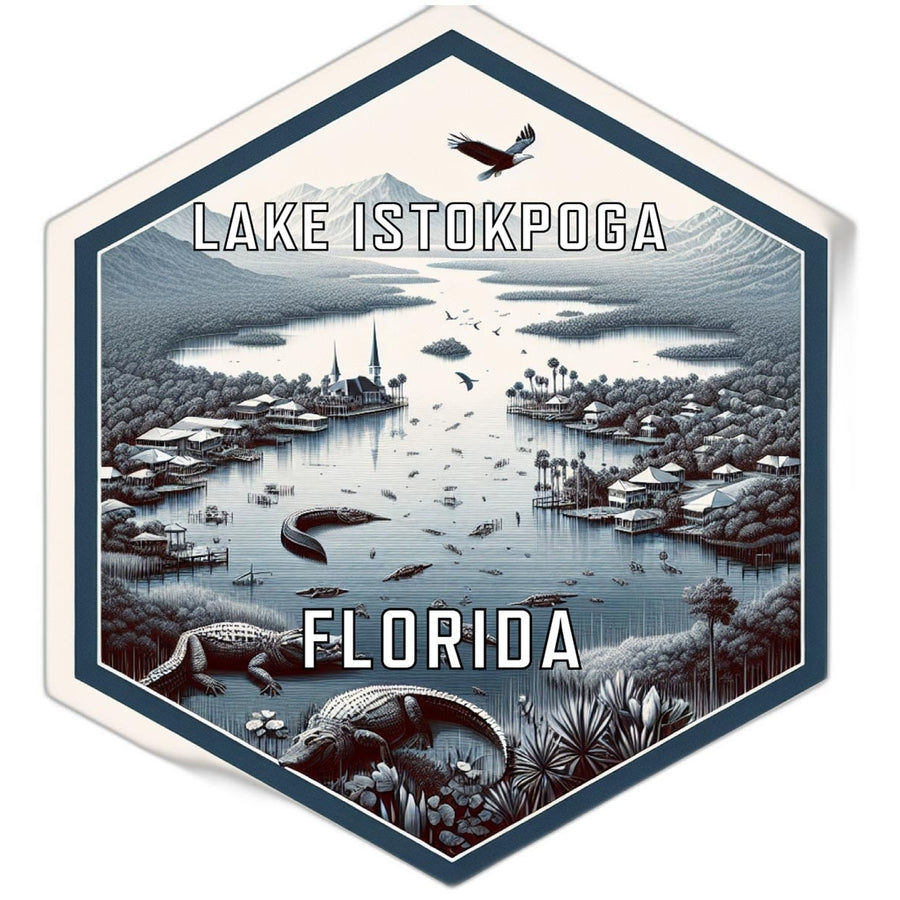 Lake Istokpoga Florida Travel Destination Souvenir Vinyl Decal Sticker Image 1