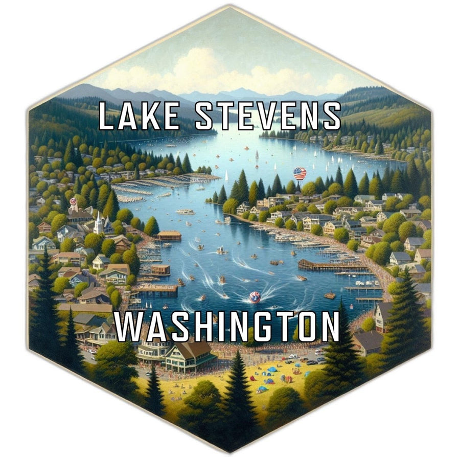 Lake Stevens Washington Travel Destination Souvenir Vinyl Decal Sticker Image 1