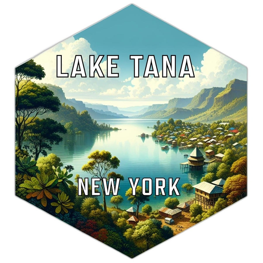 Lake Tana York Travel Destination Souvenir Vinyl Decal Sticker Image 1