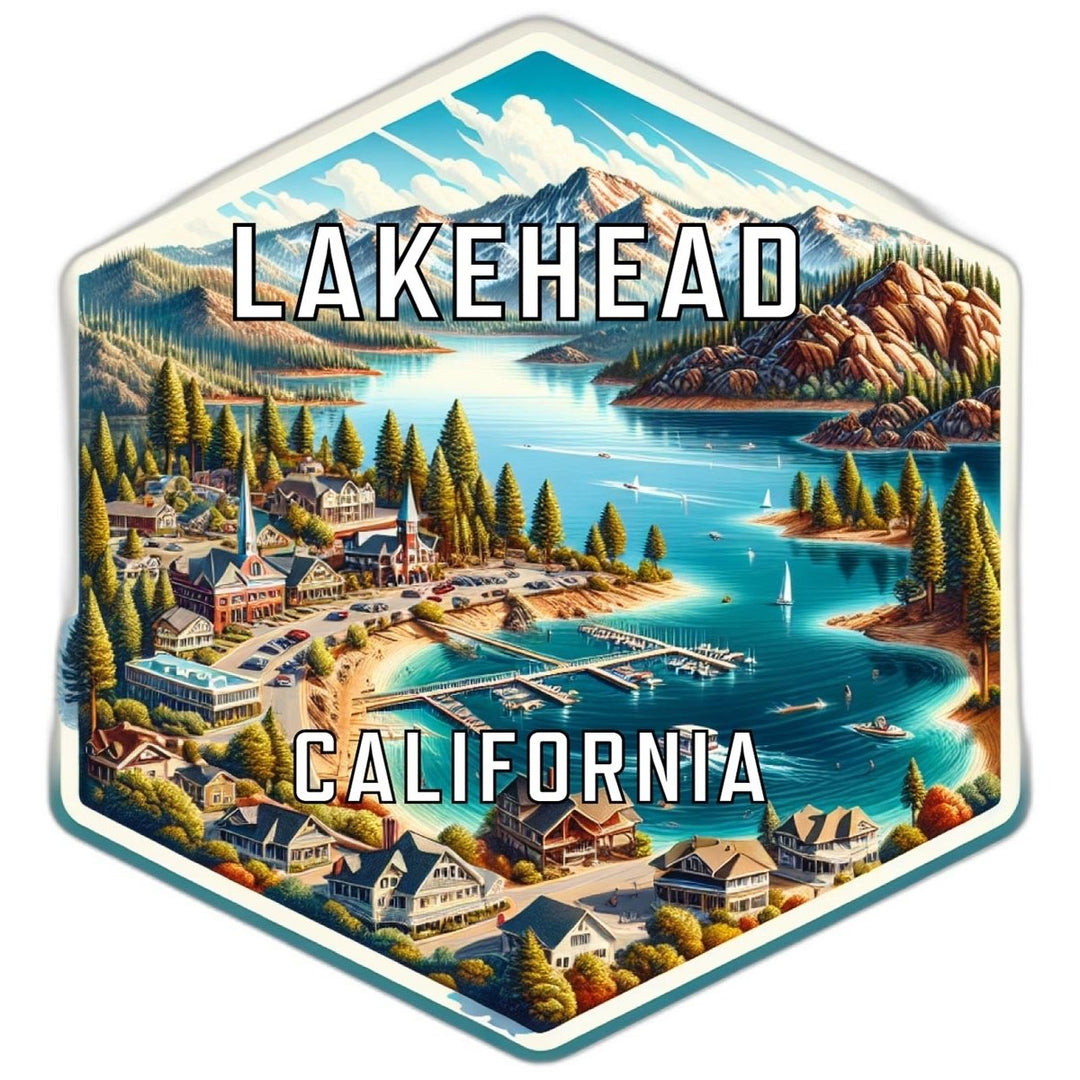 Lakehead California Travel Destination Souvenir Vinyl Decal Sticker Image 1