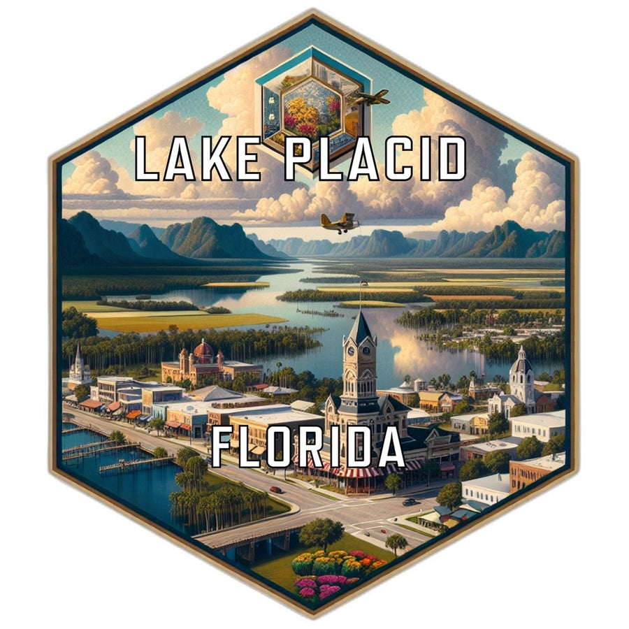 Lake Placid Florida Travel Destination Souvenir Vinyl Decal Sticker Image 1