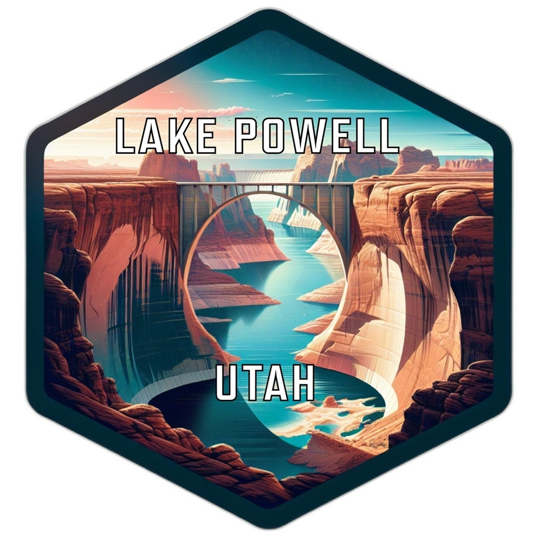 Lake Powell Utah Travel Destination Souvenir Vinyl Decal Sticker Image 1