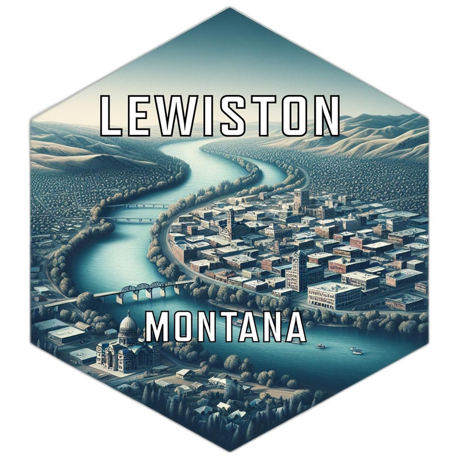 Lewiston Montana Travel Destination Souvenir Vinyl Decal Sticker Image 1