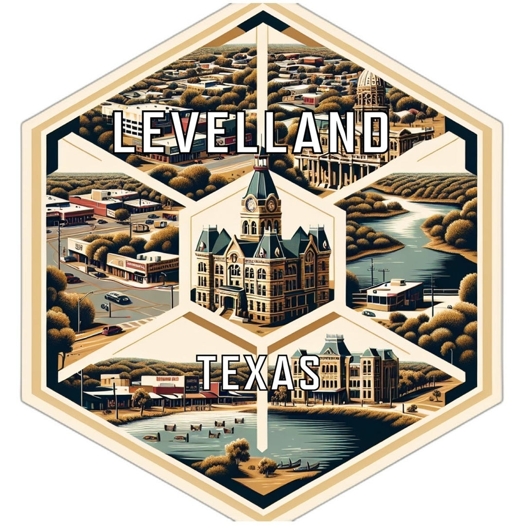 Levelland Texas Travel Destination Souvenir Vinyl Decal Sticker Image 1