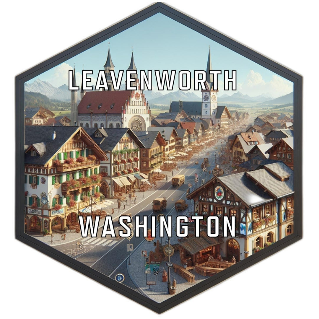 Leavenworth Washington Travel Destination Souvenir Vinyl Decal Sticker Image 1