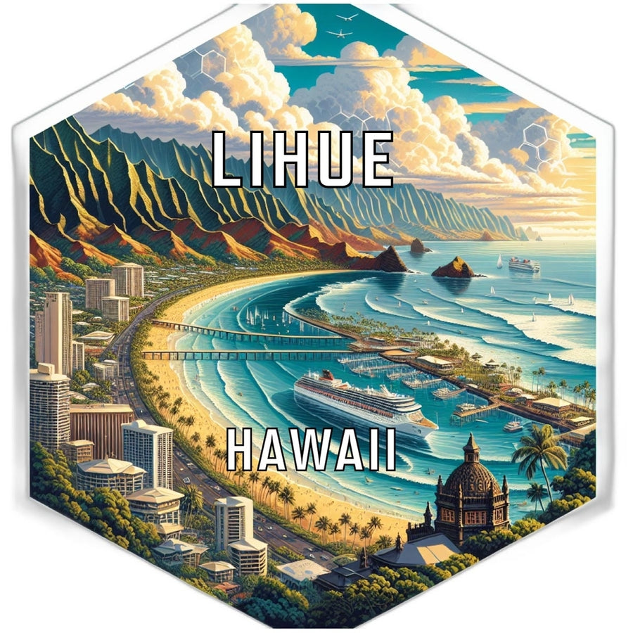 Lihue Hawaii Travel Destination Souvenir Vinyl Decal Sticker Image 1