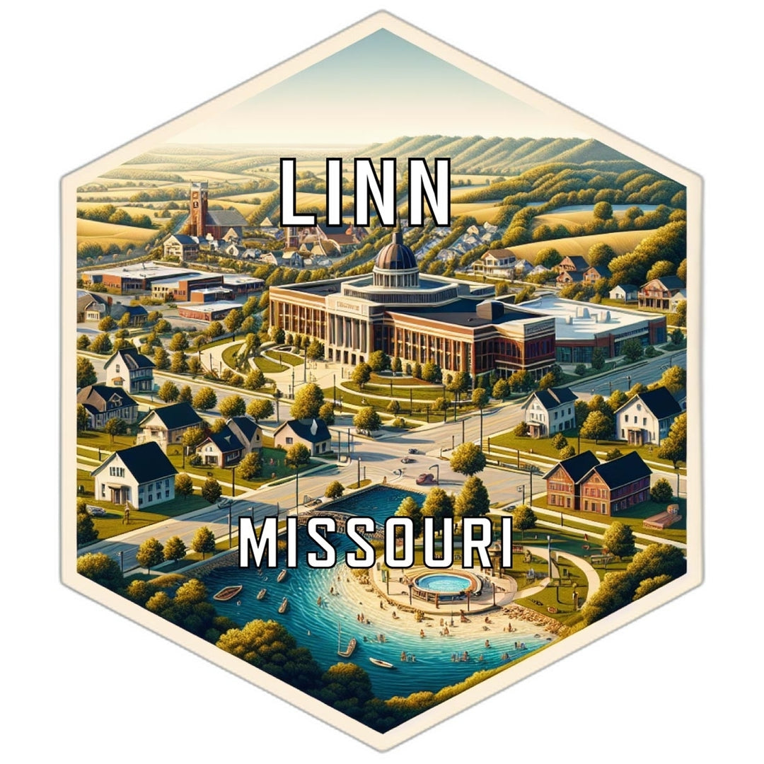 Linn Missouric Travel Destination Souvenir Vinyl Decal Sticker Image 1