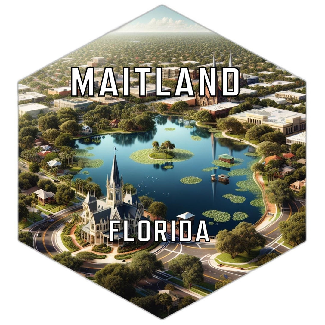 Maitland Florida Travel Destination Souvenir Vinyl Decal Sticker Image 1