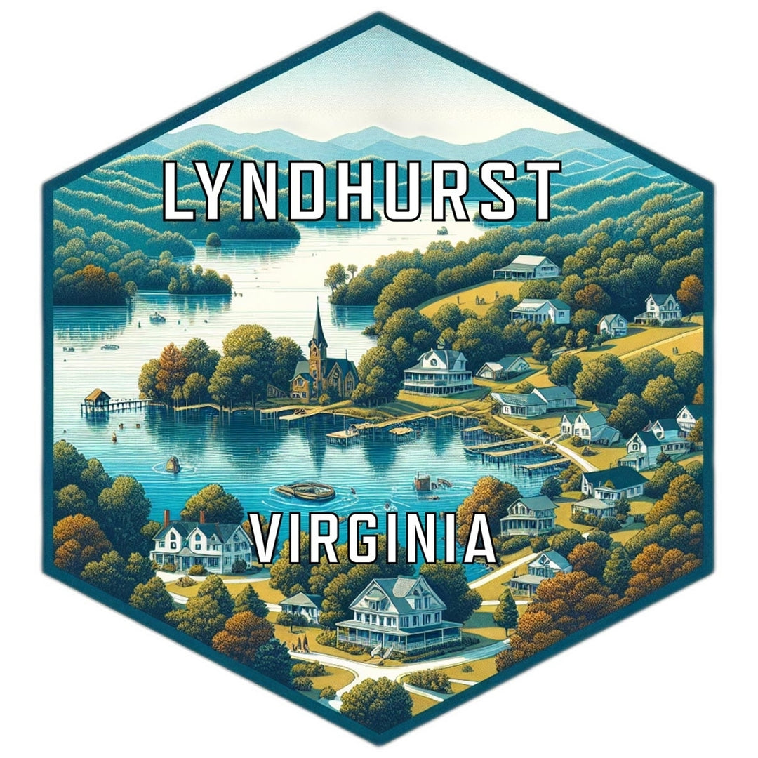 Lyndhurst Virginia Travel Destination Souvenir Vinyl Decal Sticker Image 1