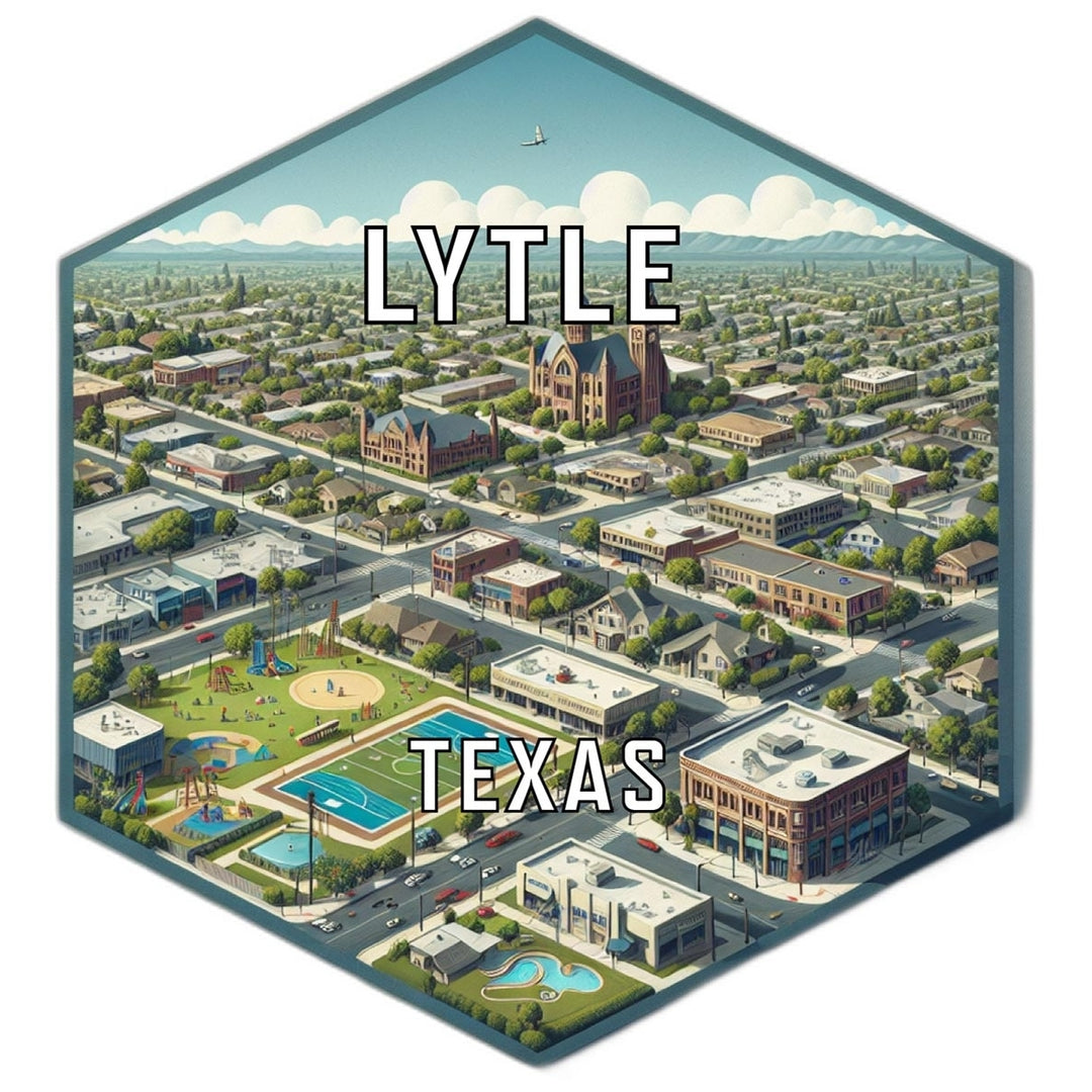 Lytle Texas Travel Destination Souvenir Vinyl Decal Sticker Image 1