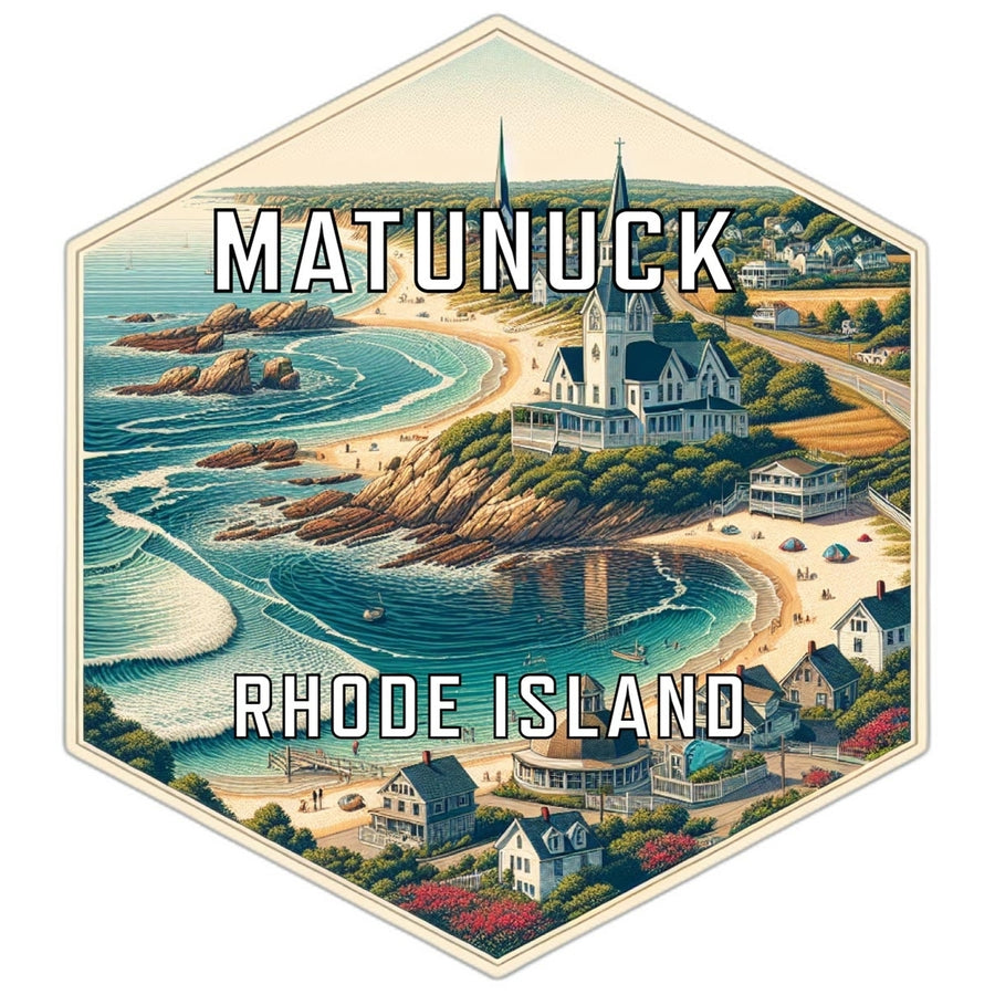 Matunuck Rhode Island Travel Destination Souvenir Vinyl Decal Sticker Image 1