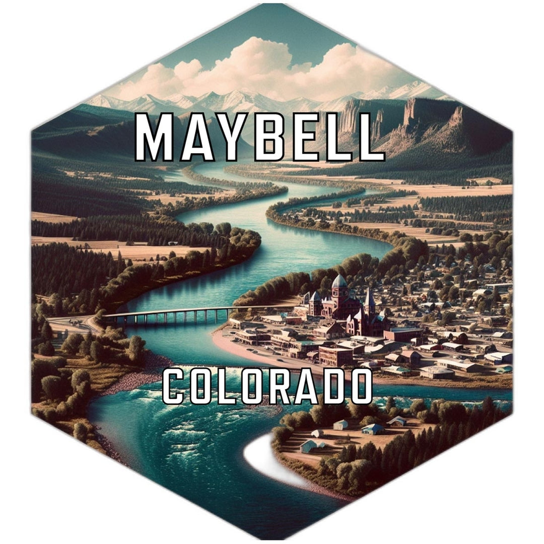 Maybell Colorado Travel Destination Souvenir Vinyl Decal Sticker Image 1