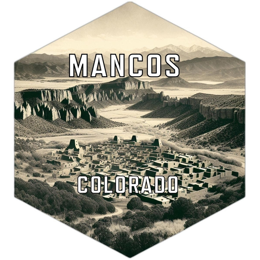 Mancos Colorado Travel Destination Souvenir Vinyl Decal Sticker Image 1