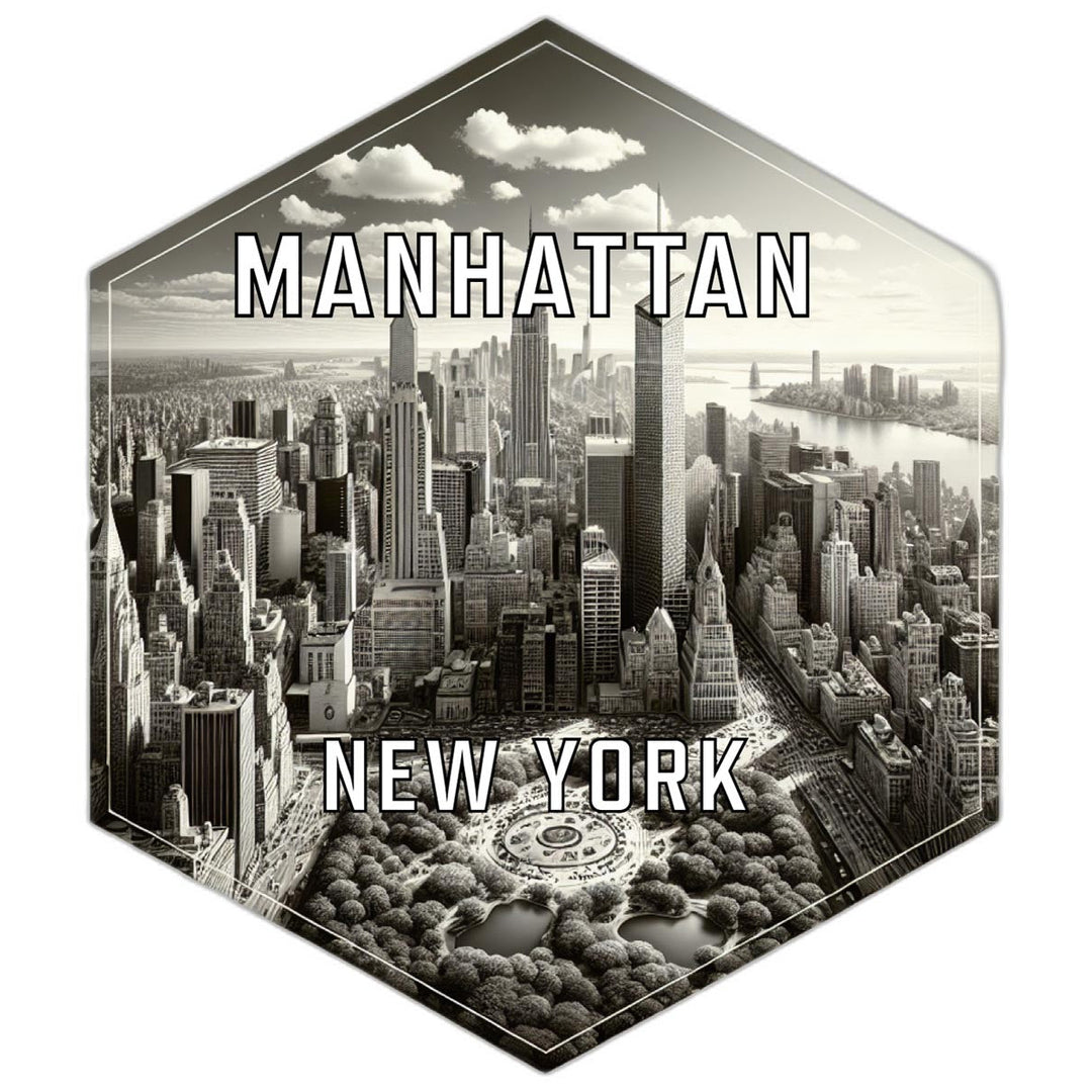 Manhattan York Travel Destination Souvenir Vinyl Decal Sticker Image 1