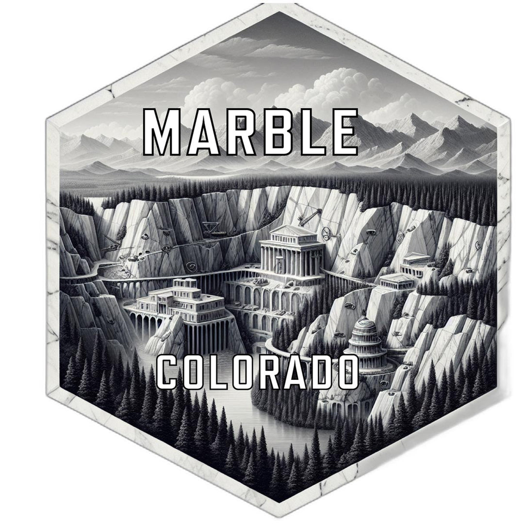 Marble Colorado Travel Destination Souvenir Vinyl Decal Sticker Image 1