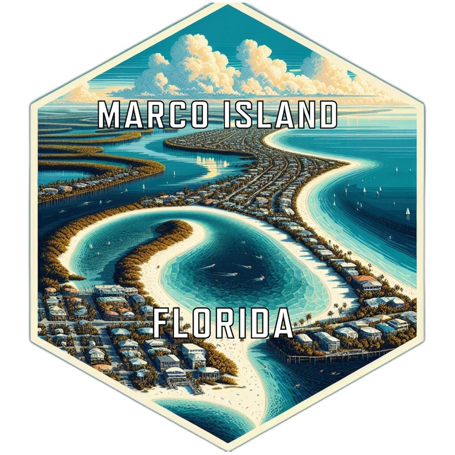 Marco Island Florida Travel Destination Souvenir Vinyl Decal Sticker Image 1