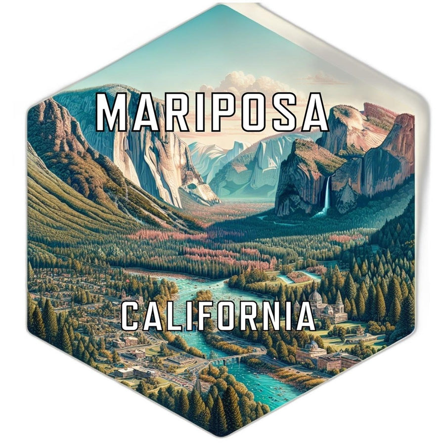 Mariposa California Travel Destination Souvenir Vinyl Decal Sticker Image 1