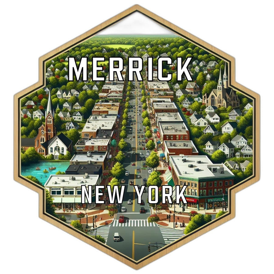 Merrick York Travel Destination Souvenir Vinyl Decal Sticker Image 1