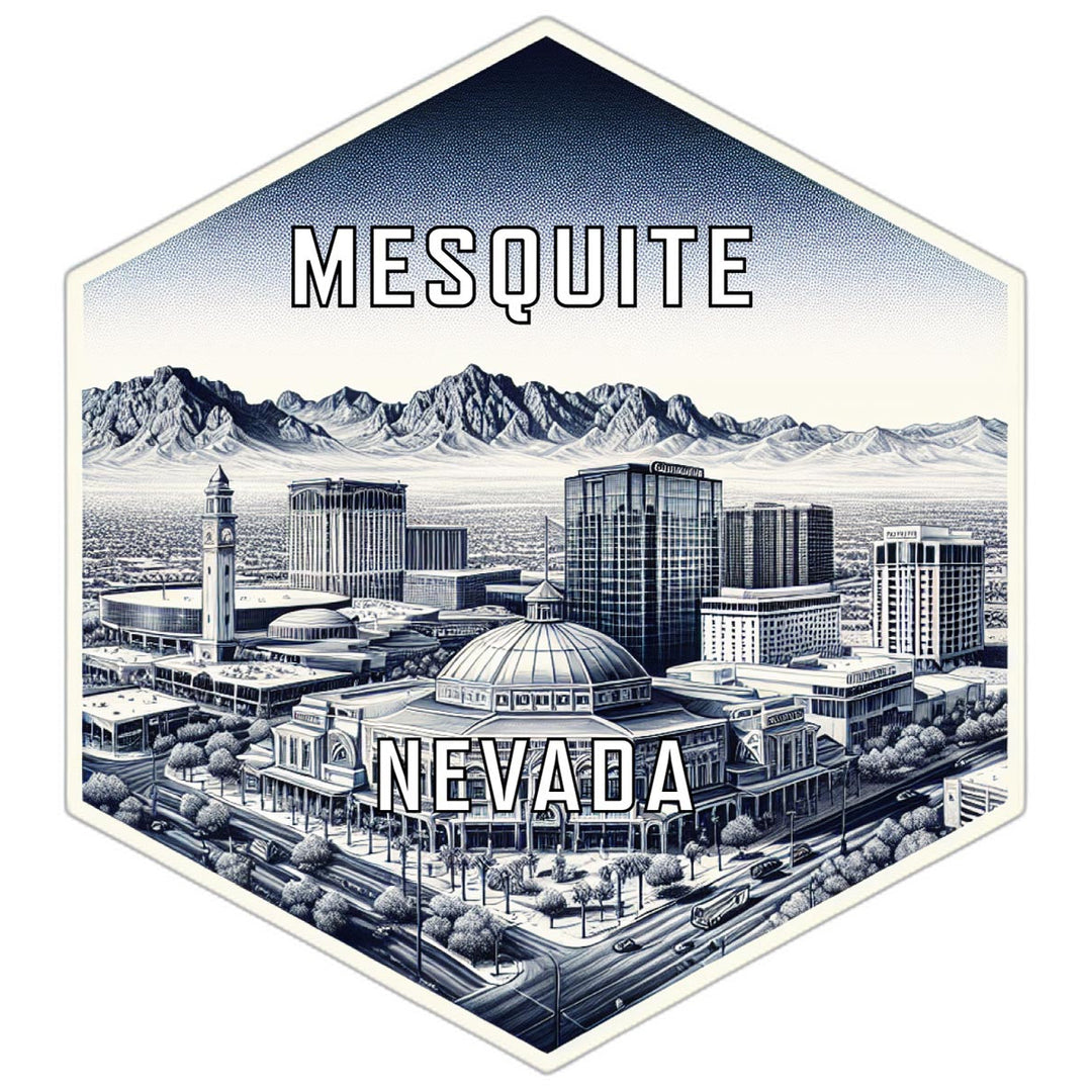 Mesquite Nevada Travel Destination Souvenir Vinyl Decal Sticker Image 1