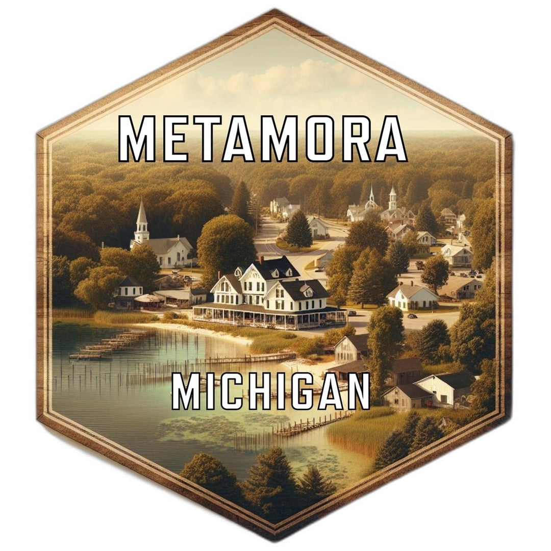 Metamora Michigan Travel Destination Souvenir Vinyl Decal Sticker Image 1