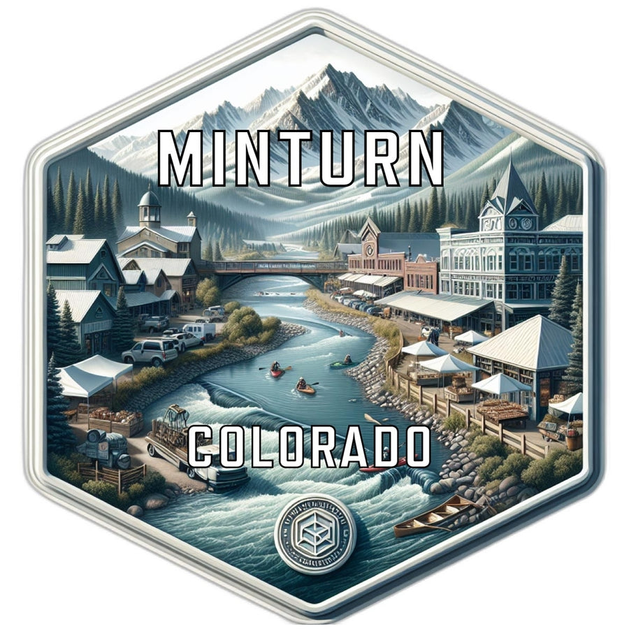 Minturn Colorado Travel Destination Souvenir Vinyl Decal Sticker Image 1