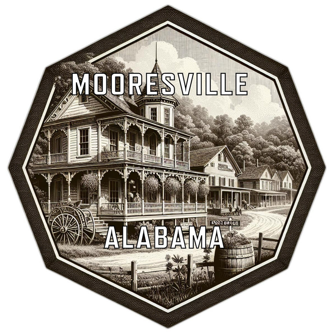 Mooresville Alabama Travel Destination Souvenir Vinyl Decal Sticker Image 1