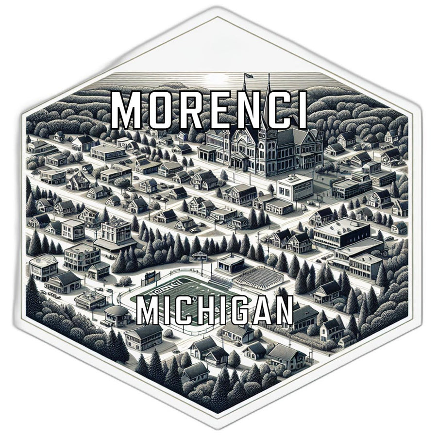 Morenci Michigan Travel Destination Souvenir Vinyl Decal Sticker Image 1