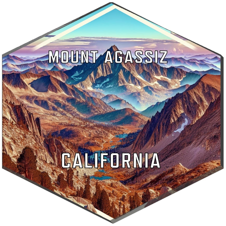 Mount Agassiz California Travel Destination Souvenir Vinyl Decal Sticker Image 1