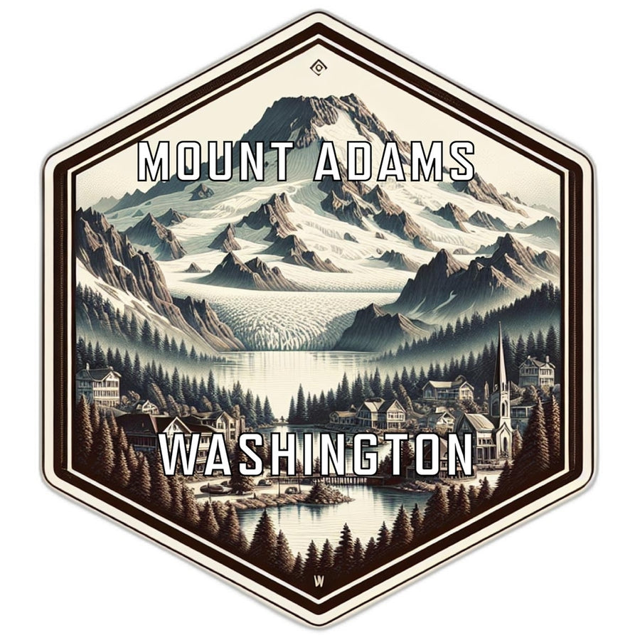 Mount Adams Washington Travel Destination Souvenir Vinyl Decal Sticker Image 1