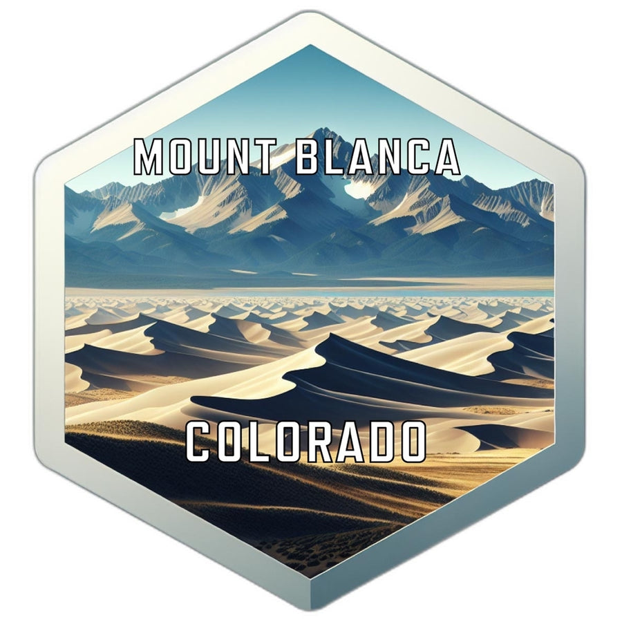 Mount Blanca Colorado Travel Destination Souvenir Vinyl Decal Sticker Image 1