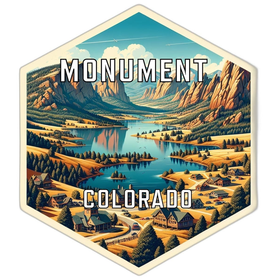 Monument Colorado Travel Destination Souvenir Vinyl Decal Sticker Image 1