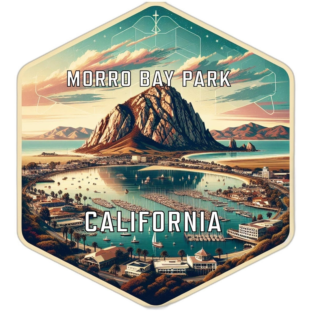 Morro Bay Park California Travel Destination Souvenir Vinyl Decal Sticker Image 1