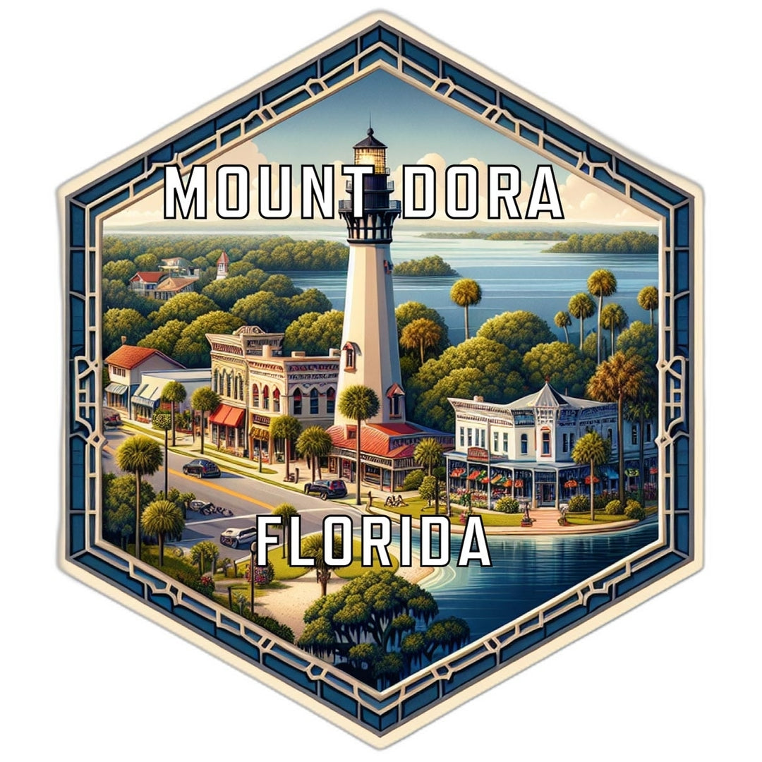 Mount Dora Florida Travel Destination Souvenir Vinyl Decal Sticker Image 1