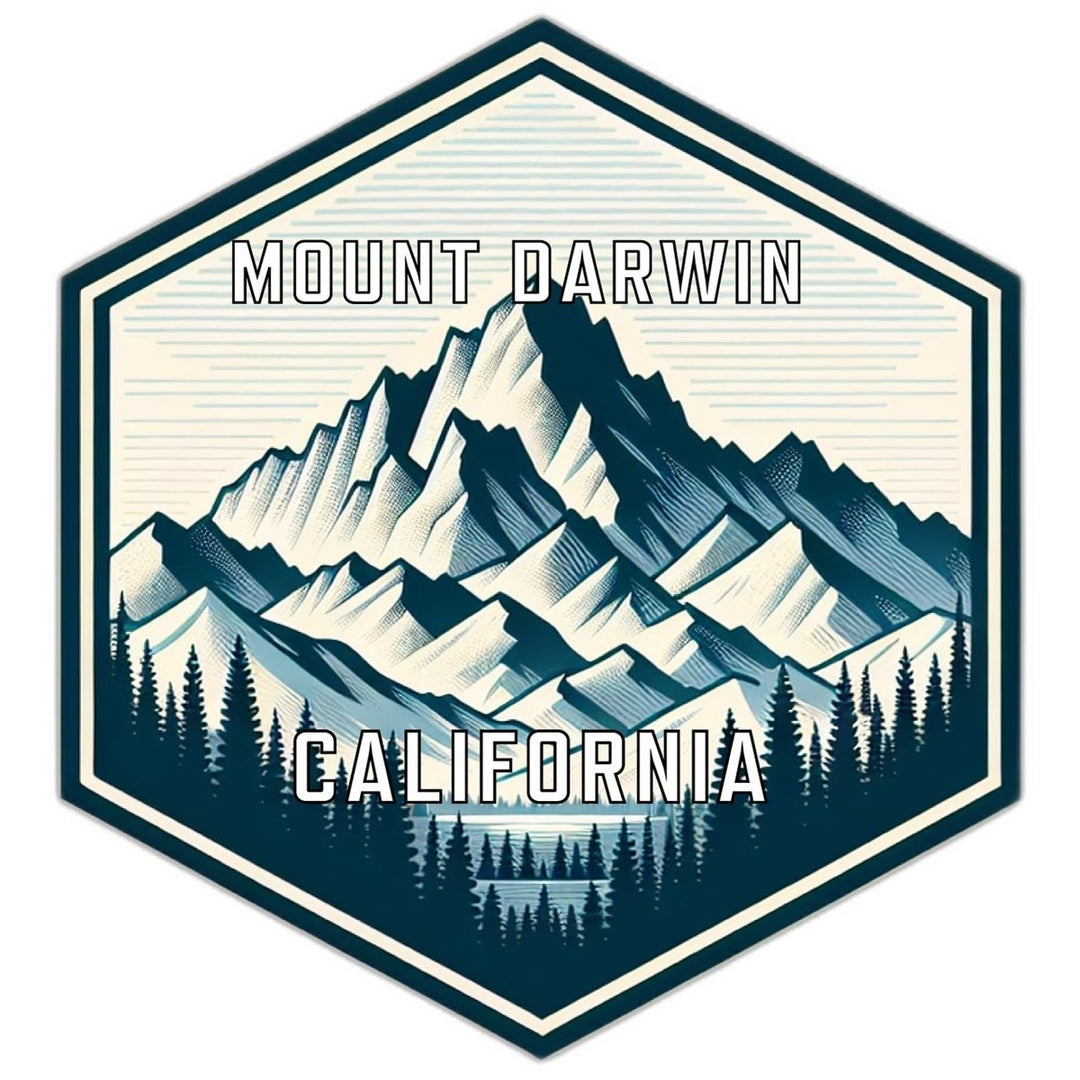 Mount Darwin California Travel Destination Souvenir Vinyl Decal Sticker Image 1