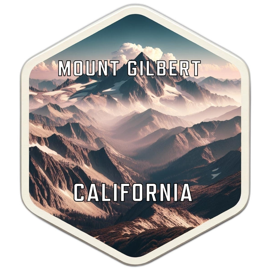 Mount Gilbert California Travel Destination Souvenir Vinyl Decal Sticker Image 1