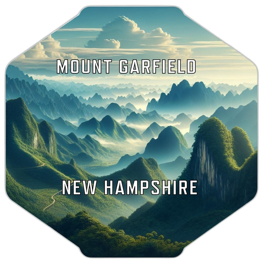 Mount Garfield Hampshire Travel Destination Souvenir Vinyl Decal Sticker Image 1